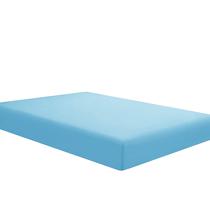 Lençol com elástico Sfoothome Single (Twin) - Microfibra azul celeste