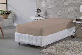 Lençol Com Elástico Solteiro 400 Fios Toque Macio