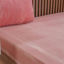 Lençol com Elástico Solteiro Plush Flannel 100% Poliéster 88x188x30cm Bene Casa Rosê Lençol com Elástico Solteiro Plush Flannel 100% Poliéster 88x188x30cm Bene Casa Rosê