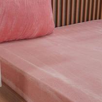 Lençol com Elástico Solteiro Plush Flannel 100% Poliéster Rosê Bene Casa Lençol com Elástico Solteiro Plush Flannel 100% Poliéster Rosê Bene Casa