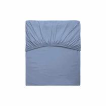 Lençol com Elástico Solteiro Satinée Blue Jeans Kacyumara Lençol com Elástico Solteiro Satinée Blue Jeans Kacyumara
