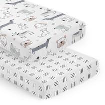 Lençol com elástico Sweet Jojo Designs Puppy Dogs 132x71x20cm x2 Lençol com elástico Sweet Jojo Designs Puppy Dogs 132x71x20cm x2