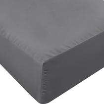 Lençol com elástico Utopia Bedding Twin Grey Microfiber
