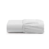 Lençol de Baixo Casal Queen Avulso Com Elástico Luiza Algodão Percal 180 Fios - Branco - 100% Algodão Lençol de Baixo Casal Queen Avulso Com Elástico Luiza Algodão Percal 180 Fios - Branco - 100% Algodão