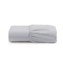 Lençol de Baixo Casal Queen Avulso Com Elástico Luiza Algodão Percal 180 Fios - Cinza - 100% Algodão Lençol de Baixo Casal Queen Avulso Com Elástico Luiza Algodão Percal 180 Fios - Cinza - 100% Algodão