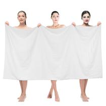 Lençol de banho American Soft Linen 100% algodão 35x70cm branco
