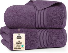 Lençol de banho Towel Utopia Towels Jumbo 89x178 cm, pacote com 2 Lençol de banho Towel Utopia Towels Jumbo 89x178 cm, pacote com 2