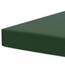 Lençol de berço ajustado, mistura de algodão verde e madeira Pobibaby Lençol de berço ajustado, mistura de algodão verde e madeira Pobibaby