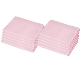 Lençol de berço American Baby Company 100% algodão natural rosa