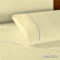 Lençol de Berço Americano 2 peças c/ Ponto Palito Percal 200 fios 100% Algodão Lençol de Berço Americano 2 peças c/ Ponto Palito Percal 200 fios 100% Algodão