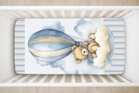 Lençol de Berço Americano Estampado com Elastico 1,30 X 0,70 X 0,12cm Quarto, Bebê, Decoração, Baby