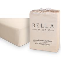 Lençol de berço Bella Coterie Luxury Bamboo Viscose Champagne