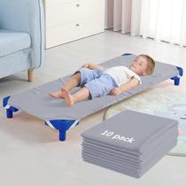 Lençol de berço Biloban 23x51" de microfibra cinza, pacote com 10 Lençol de berço Biloban 23x51" de microfibra cinza, pacote com 10