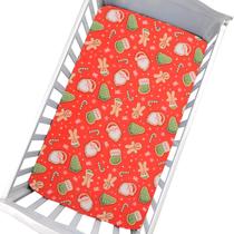 Lençol de berço com elástico Cloele 132x71x13 cm Poliéster macio