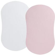 Lençol de berço de algodão musselina Fadacudan para Halo Bassinest, pacote com 2 unidades Lençol de berço de algodão musselina Fadacudan para Halo Bassinest, pacote com 2 unidades