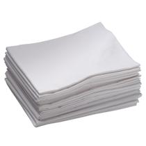 Lençol de Berço ECR4Kids - Tamanho Infantil - Pacote com 12 Unidades - Branco Lençol de Berço ECR4Kids - Tamanho Infantil - Pacote com 12 Unidades - Branco