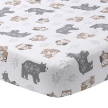 Lençol de berço Lambs & Ivy Woodland Forest Animals Cotton Mini Lençol de berço Lambs & Ivy Woodland Forest Animals Cotton Mini