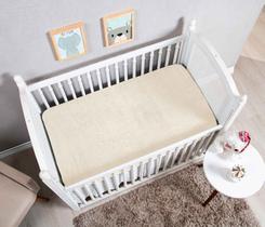 Lençol De Berço Plush Com Elástico Avulso Macio Bebê