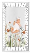 Lençol de berço Sweet Jojo Designs Boho Floral Garden Green Lençol de berço Sweet Jojo Designs Boho Floral Garden Green