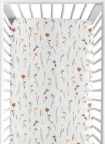 Lençol de berço Sweet Jojo Designs Boho Floral Garden Green Lençol de berço Sweet Jojo Designs Boho Floral Garden Green