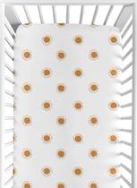 Lençol de berço Sweet Jojo Designs branco/laranja Boho Sun Print Lençol de berço Sweet Jojo Designs branco/laranja Boho Sun Print