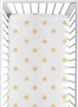Lençol de Berço Sweet Jojo Designs - Estampa Boho Sun - Branco/Amarelo Lençol de Berço Sweet Jojo Designs - Estampa Boho Sun - Branco/Amarelo