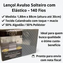 Lençol de Cama de Solteiro avulso com 1 peças Realce Sultan