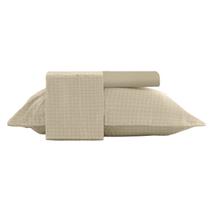 Lençol de Cama Solteiro Completo Toque Acetinado Altenburg Play Dune 3 pçs