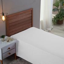 Lençol de Cama Solteiro Sem Elástico PREMIUM Percal 300 Fios 100% Algodão Cama Box Avulso