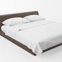 Lençol De Cima Acácia Queen Poliéster Avulso Liso Branco