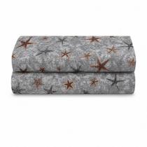 Lençol de Cima Avulso Luar Estampado King 01 Peça Malha 100% Algodão - Maré Estrelas