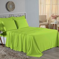 Lençol De Cima Queen Nobre 1 Peça 2,50m X 2,40m Malha 100% Algodão - Pistache Lençol De Cima Queen Nobre 1 Peça 2,50m X 2,40m Malha 100% Algodão - Pistache