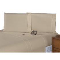 Lençol de Cima Solteirão/Viúvo com Vira e Ponto Palito Percal 180 fios