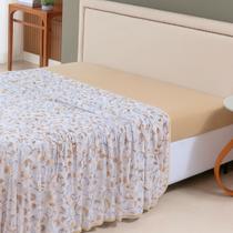 Lençol de Cima Solteiro Malha 100% Algodão Estampado Avulso sem Elástico Mostarda Algodão Lençol de Cima Solteiro Malha 100% Algodão Estampado Avulso sem Elástico Mostarda Algodão