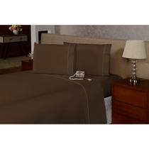 Lençol de Cima Super King C/ Vira e Ponto Palito Percal 180 Fios Lençol de Cima Super King C/ Vira e Ponto Palito Percal 180 Fios