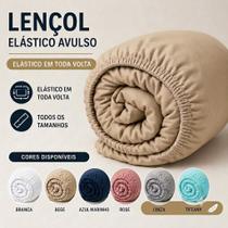 Lençol de Elástico Avulso Premium 400 Fios Toque Aveludado