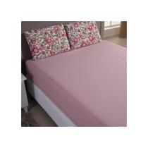 Lençol de Malha 100% Algodão Casal e Fronha c/Zíper Cama Box Lençol de Malha 100% Algodão Casal e Fronha c/Zíper Cama Box