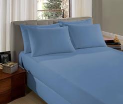 Lençol de Malha com Elástico King Size 100% Algodão (Artico)