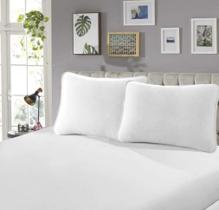 Lençol de Malha Queen com Elástico Rubi Liso 100% Algodão Branco Lençol de Malha Queen com Elástico Rubi Liso 100% Algodão Branco