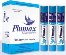 Lencol de papel Hospitalar 50CMX50CM Celulose - PLUMAX
