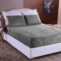 Lençol de Plush 3 Peças - Solteiro / Casal Padrão / Queen / King - COM ELÁSTICO A VOLTA TODA