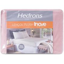 Lençol De Plush Queen Size Hedrons Inove Rosa Poema