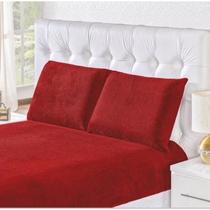 Lençol de Plush Solteiro com Mantinha Soft e Fronha 2 Peças Envio Imediato