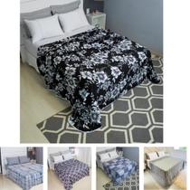 Lençol De Se Cobrir Queen 100 Algodão Malha Estampado Sem Elástico Confortável E Macio 2,20x2,50m Cozzilar