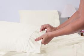 Lençol De Solteiro 3 Peças 600 Fios Egipicios 100% Algodão