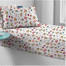 Lençol de Solteiro Avulso Estampado com Elástico 1,88 x 0,88 x 0,20 Altura Lençol de Solteiro Avulso Estampado com Elástico 1,88 x 0,88 x 0,20 Altura