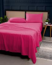 Lençol De Solteiro Superior Cima Sem Elástico Micro Percal 400 Fios Acabamento Em Bainha