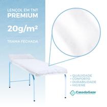 Lençol Descartável Com Elastico P/ Maca 2,20x1,10 20g 10 Un