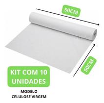 Lençol Descartável De Papel 100% Celulose Virgem 50X50 C/10 - Sul Paper