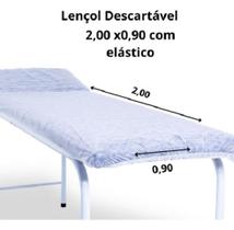 Lençol Descartável TNT 30g Com Elástico Hospitalar e Estíticas Para Maca - 50 Unidades Lençol Descartável TNT 30g Com Elástico Hospitalar e Estíticas Para Maca - 50 Unidades